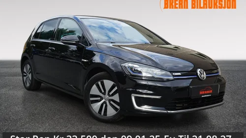 VOLKSWAGEN GOLF e-Golf EXLUSIVE-PARKERINGSASSISTENT-SKINN-KAMRA-NAVI