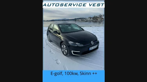 VOLKSWAGEN GOLF E-golf, 100kw, Skinn ++