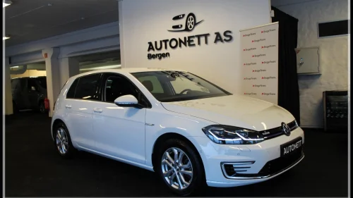 VOLKSWAGEN GOLF e-Golf,300KM,SKINN,DAB,EU-OK TIL 2028,12 MND.GARANTI!