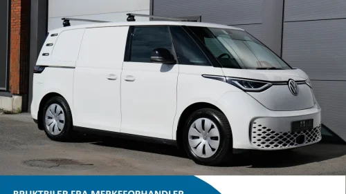 VOLKSWAGEN ID. BUZZ CARGO 150 KW 77kwh 204 hk- Hengefeste/Høyt Gulv med skuffer +++