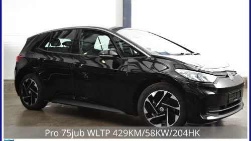 VOLKSWAGEN ID.3 PRO 150 KW PRO 150 KW Pro 75jub WLTP 429KM/58KW/204HK