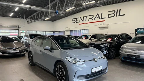 VOLKSWAGEN ID.3 PRO 150 KW PRO/59KWH/204HK/430KMWLTP/KAMERA/LED/V-PUMPE/NORSK++