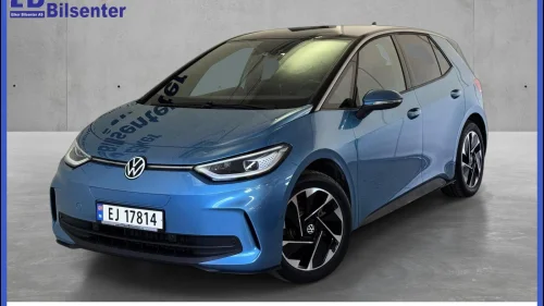 VOLKSWAGEN ID.3 PRO 150 KW Pro Highline/204Hk/430Km WLTP/Rattvarme/Kamera/Matrix+