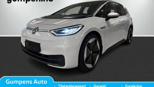 VOLKSWAGEN ID.3 PRO 150 KW 1st Max, fullutstyrt, 21", elektriske stoler, glasstak