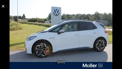 VOLKSWAGEN ID.3 PRO 150 KW 1st plus Skiluke,Ryggekameraled matrix.Navi,dyn lysas