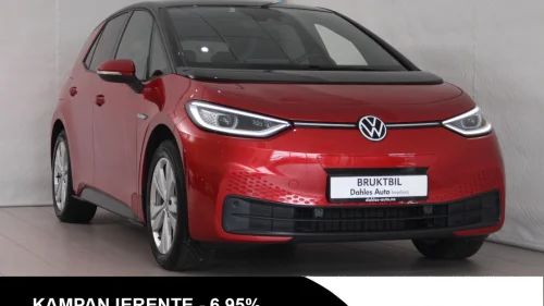 VOLKSWAGEN ID.3 PRO 150 KW Sport  58kwh 204hk/Matrix/Sportsseter/Ryggekam/LAV KM