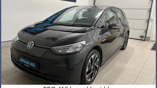 VOLKSWAGEN ID.3 PRO 107 KW PRO 107 KW, 412 km rekkevidde.