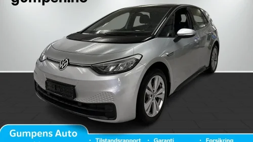VOLKSWAGEN ID.3 PRO 107 KW Pro 58kwh 145hk, fint utstyrt, lav km.stand
