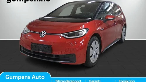 VOLKSWAGEN ID.3 PRO 107 KW Pro 58kwh - inntil 420km, led matrix, ryggekamera