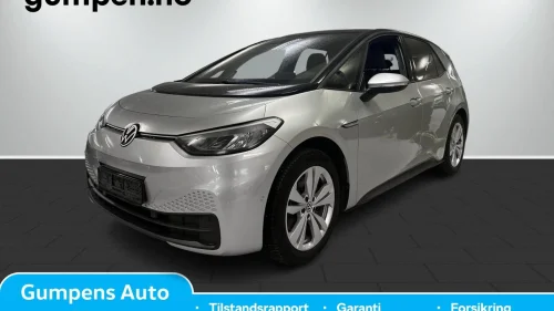VOLKSWAGEN ID.3 PRO 150 KW Pro 58kwh 204hk, Ryggekamera, Navi ++