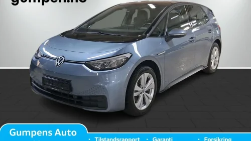 VOLKSWAGEN ID.3 PRO 107 KW Pro 58kwh 145hk, fint utstyrt, lav km.stand