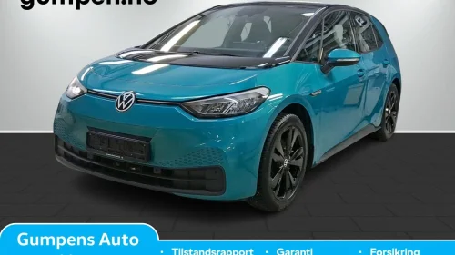 VOLKSWAGEN ID.3 PRO 150 KW Sport 58kwh 204HK, TopSport, Ryggekamera