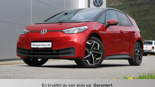 VOLKSWAGEN ID.3 PRO 150 KW Transportfeste! Hjemlevering? Pro limited 58kwh 204hk