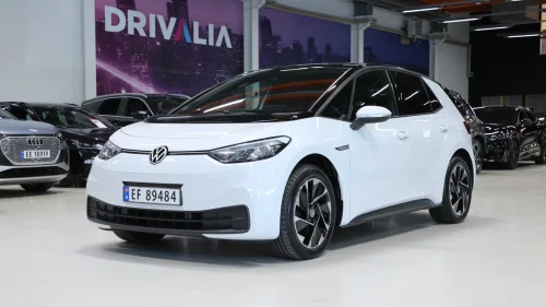 VOLKSWAGEN ID.3 PRO 150 KW Pro 58 kWh 204HK/Led/Keyless/Kamera/Varmepumpe
