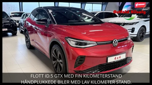 VOLKSWAGEN ID.5 GTX 220 KW 4MOTION PREMIUM LED MATRIX ACC RATTVARME KAMERA KROK