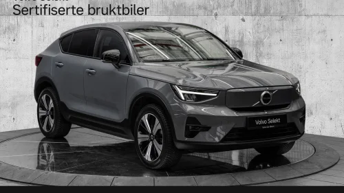 VOLVO C40 Twin Plus AWD Panoramaglasstak - Flott bil!