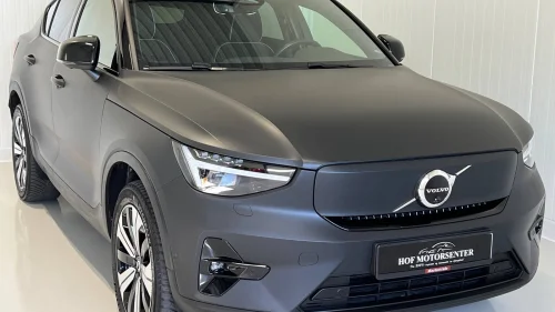 VOLVO C40 C40 TWIN ULTIMATE - 1 eier - garanti - sort matt folie!