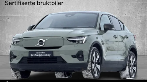 VOLVO C40 Recharge Twin Ultimate Krok, H/K, Varmepumpe++