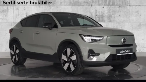 VOLVO C40 TWIN - AWD - ULTIMATE - 360 - HENGERFESTE - GLASSTAK