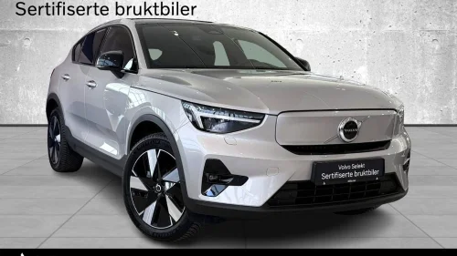 VOLVO C40 AWD 408Hk Plus, H.Feste, Varmepumpe, Panorama, App