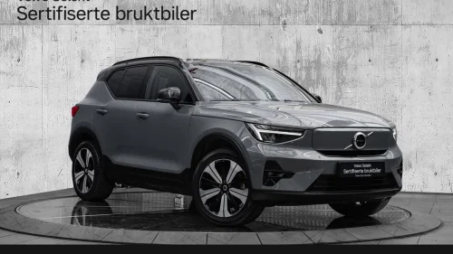 VOLVO XC40 El. Twin Ultimate 408Hk. Velutstyrt!