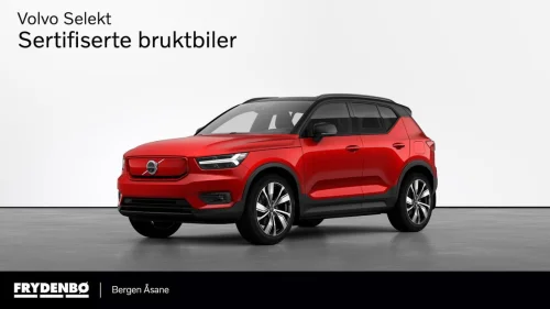 VOLVO XC40 Recharge P8 KROK|PANO|20"|LOUNGEPK|LASTPK|360|H&K|8år*