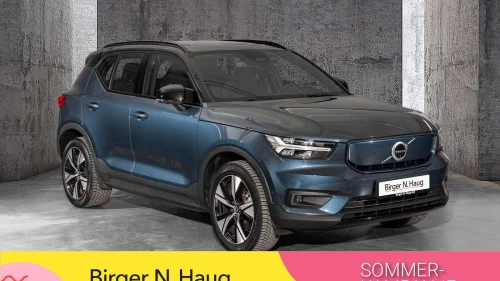 VOLVO XC40 Recharge Twin 408 hk AWD Pro LEVERINGSKLAR! GLASSTAK!