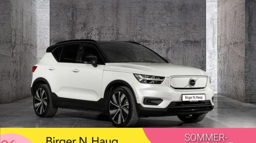 VOLVO XC40 Recharge Twin 408 hk AWD Pro TOPPUTSTYRT//LEVERINGSKLAR