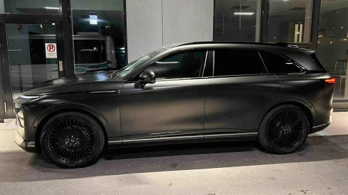 XPENG G9 LR 4WD Performance  /Black Sateng Folie/22" Felger