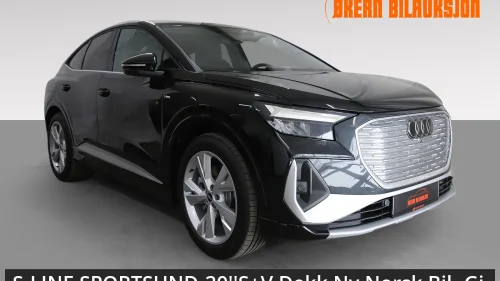 AUDI Q4 SPORTBACK 50 E TRON Sportback 50 4x4 S-LINE/ NY BIL! /SKINN/SONOS/MATRIX