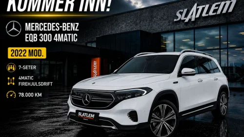 MERCEDES-BENZ EQB 300 4MATIC Panorama,rattvarme,7 seter,r-kamera++