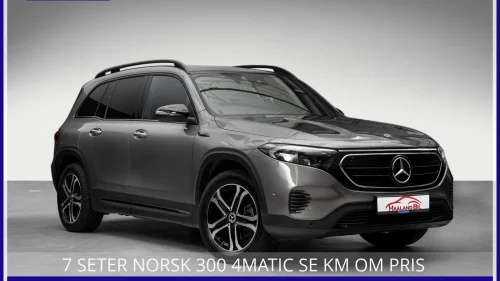 MERCEDES-BENZ EQB 300 4MATIC 7 SETER NORSK 300 4MATIC SE KM OM PRIS