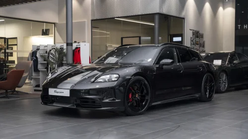 PORSCHE Taycan 4S 4S Sport Turismo Black Edition, 21",Pass.skjerm,HD-LED+