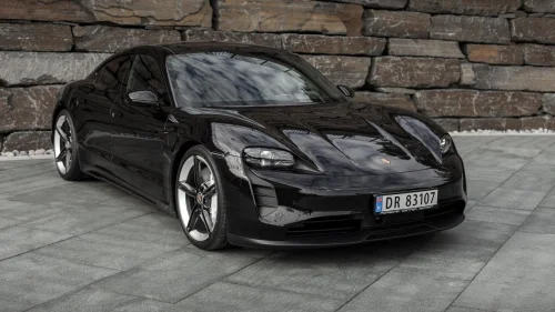 PORSCHE Taycan 4S TAYCAN 4S, SORT/SORT, SPORTDESIGN, PAW 06.27, Eu ok 26