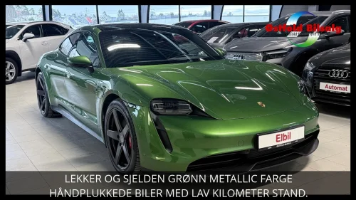 PORSCHE Taycan 4S 4S SKINN PANORAMA RYGGEKAMERA MAMBA GREEN