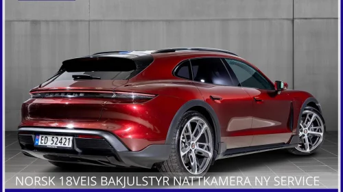 PORSCHE Taycan 4 NORSK 18VEIS BAKJULSTYR NATTKAMERA NY SERVICE
