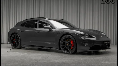 PORSCHE Taycan GTS GTS/598hk/Nightvision/Bakakselstyring/RaceTex/Folie