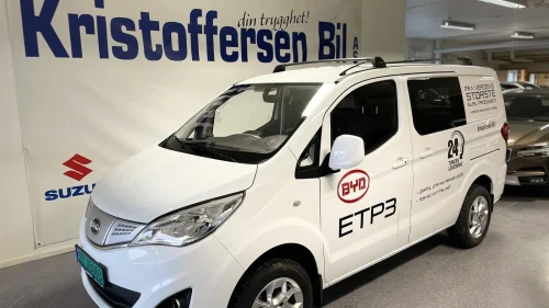 BYD ETP3 3.5 m3 50kw 310km kamera skinn 2 skyvedører innbytte