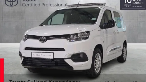 TOYOTA Proace City Electric Comfort I Kort (L1) I 2 skyvedører I