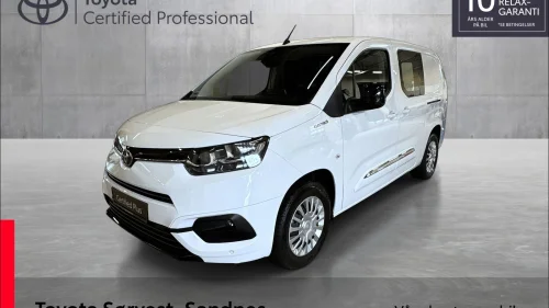 TOYOTA Proace City Electric Lang L2 Elektrisk (50kWt) Comfort sidehengslet bakdører