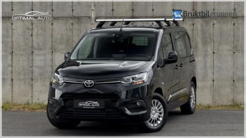 TOYOTA Proace City Electric Comfort 50 kWh/136HK/Skyvedører /Takstativ/2 hjulsett/+