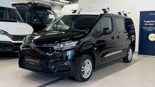 TOYOTA Proace City Electric 50kwh/L2/hengerfeste/innredning/2xskyve