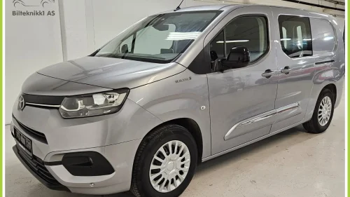 TOYOTA Proace City Electric Electric 50 KWh L2 Cruise Hengerfeste 3 seter Innrednig