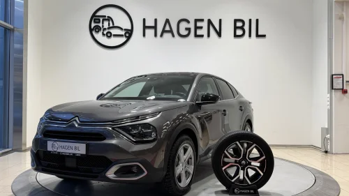 CITROEN E-C4 X COUPE / SHINE / GRÅ MET / SKINN / NAVI / R.KAMERA / 8XA