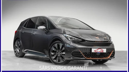 CUPRA BORN 150 KW 58/62 KWH BORN 424WLTP 20" PLUSS 18" KAMERA 5ÅRS NORSK GARANTI