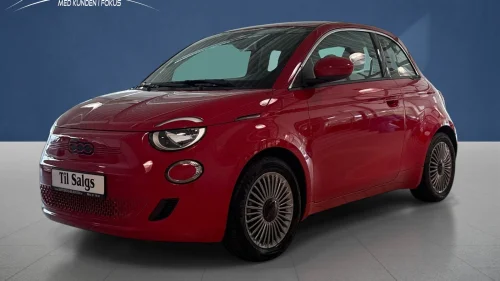 FIAT 500 RED Carplay, Navi, Ryggekamera, Garanti