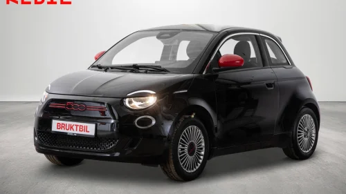 FIAT 500 322km(WLTP)/RED/Cruise/Navi/R.kam/Skiltgjenkjenning/DAB