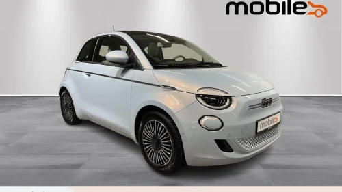 FIAT 500 La Prima LAV KM/SKINN/GLASSTAK/NYDELIG FARGEKOMBINASJON