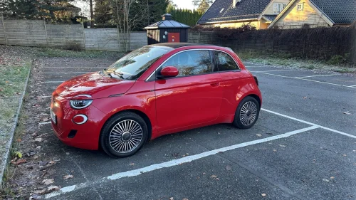 FIAT 500 RED