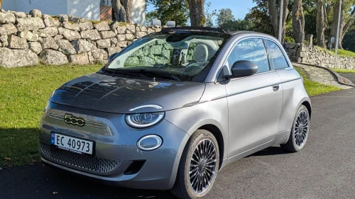 FIAT 500 500e  La prima, Topputstyrt, Cab